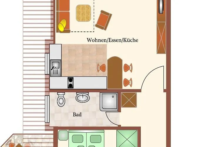 Haus Duenenglueck Whg 34 Seesicht *